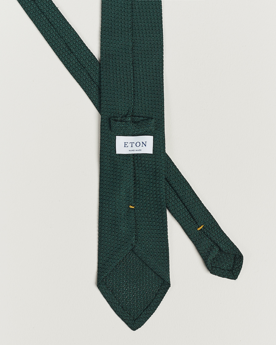 Men | Eton Grenadine Tie Dark Green | Eton | Grenadine Tie Dark Green