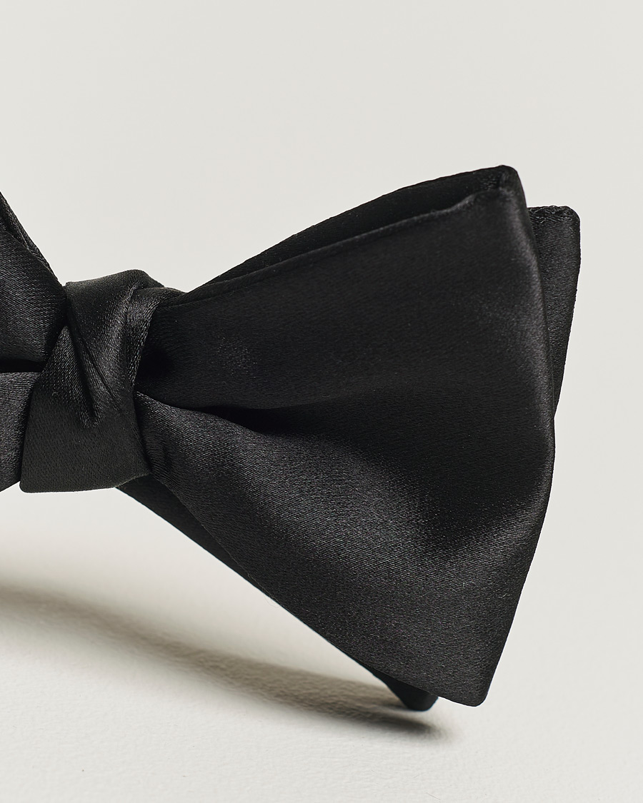 Men | Eton Self-Tie Silk Bow Tie Black | Eton | Self-Tie Silk Bow Tie Black
