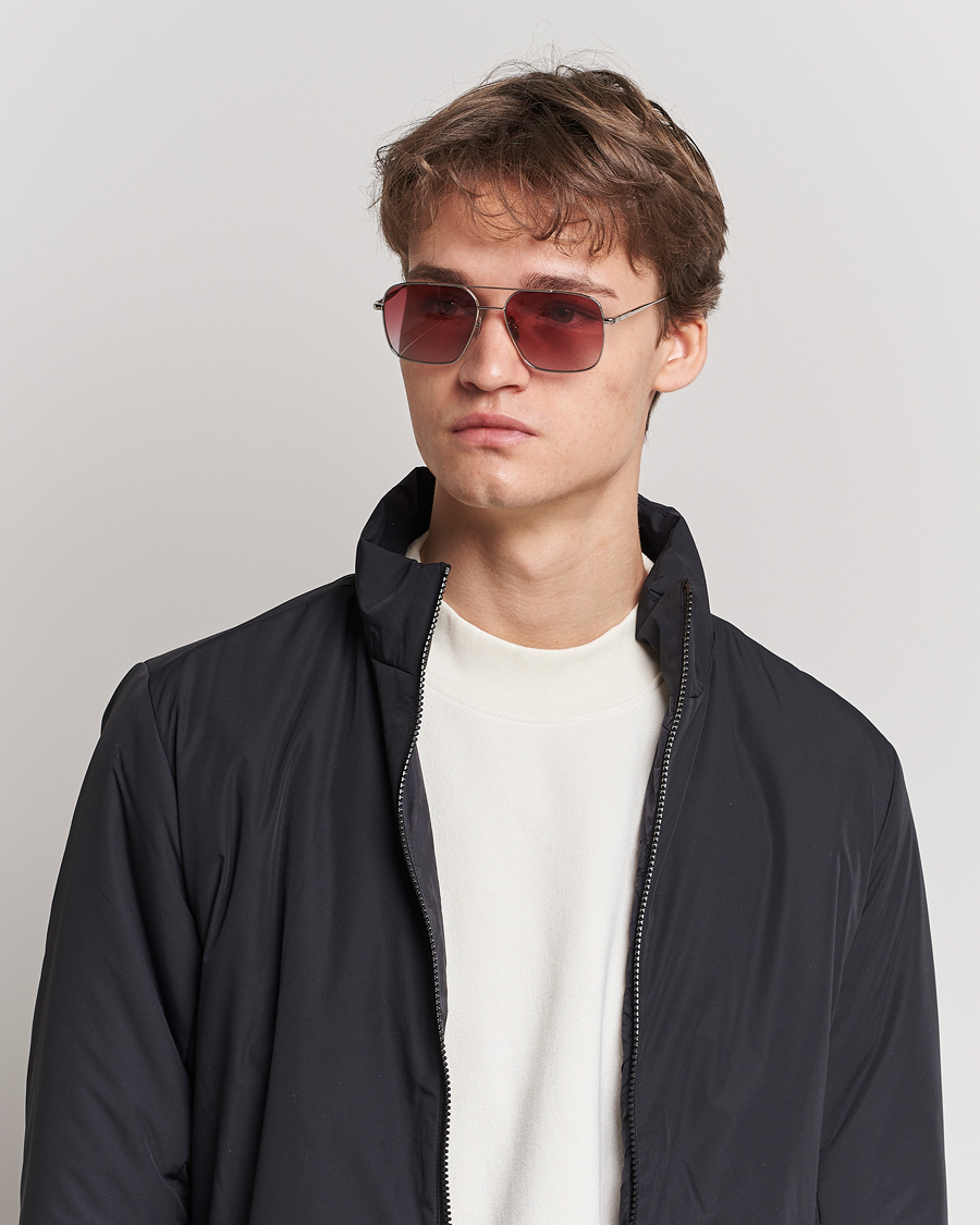 Men |  | CHIMI | Aviator Sunglasses Frosted Red