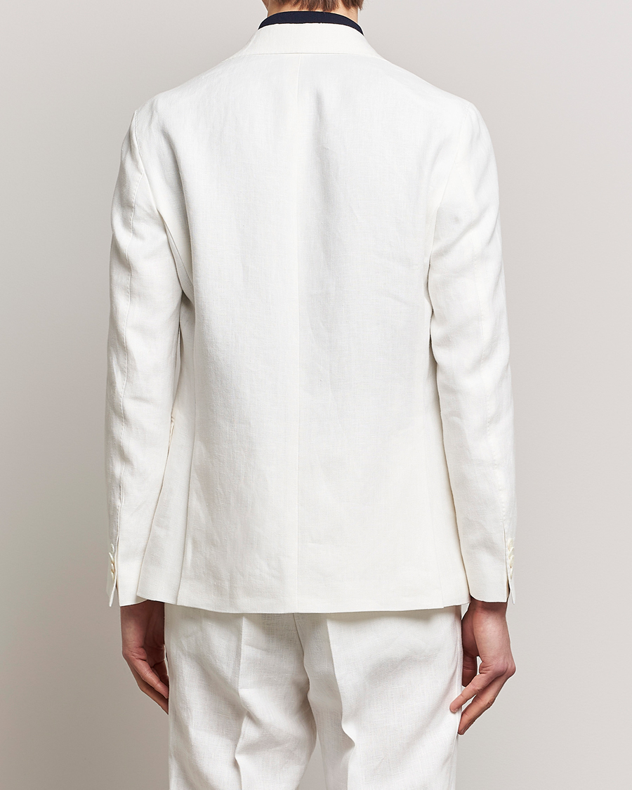Men | Blazers | Oscar Jacobson | Fogerty Linen Blazer White