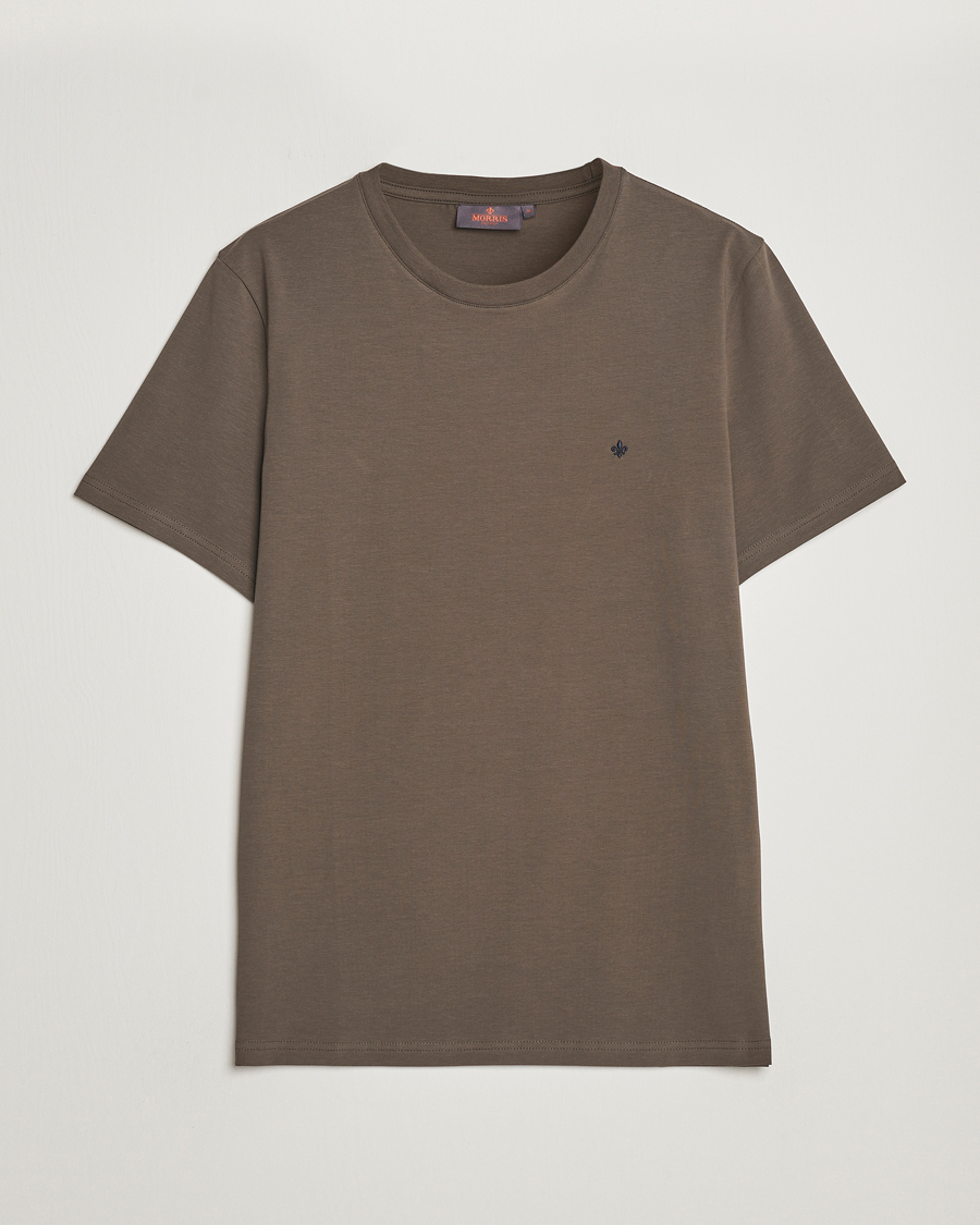 Men | T-Shirts | Morris | James Cotton T-Shirt Brown