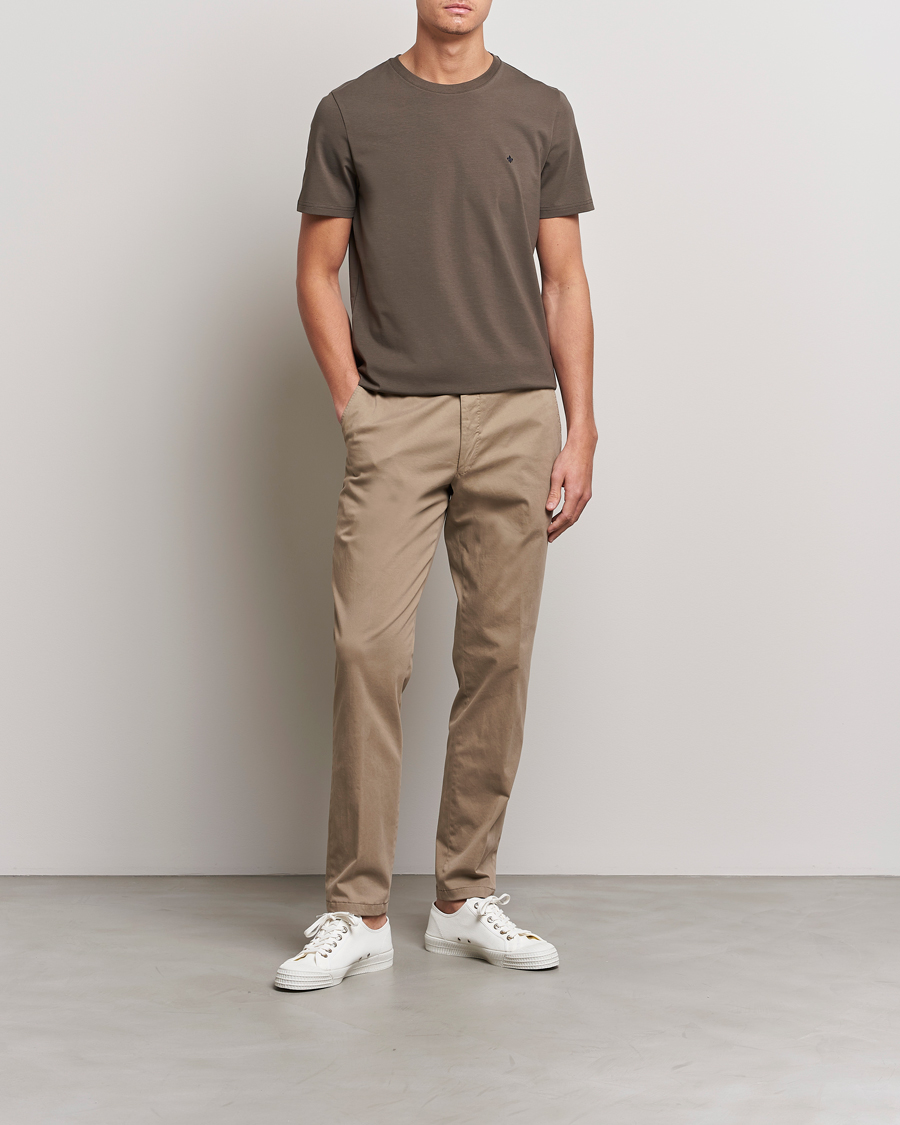 Men | T-Shirts | Morris | James Cotton T-Shirt Brown