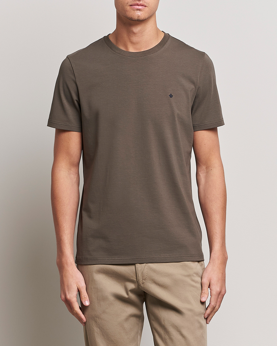 Men | T-Shirts | Morris | James Cotton T-Shirt Brown