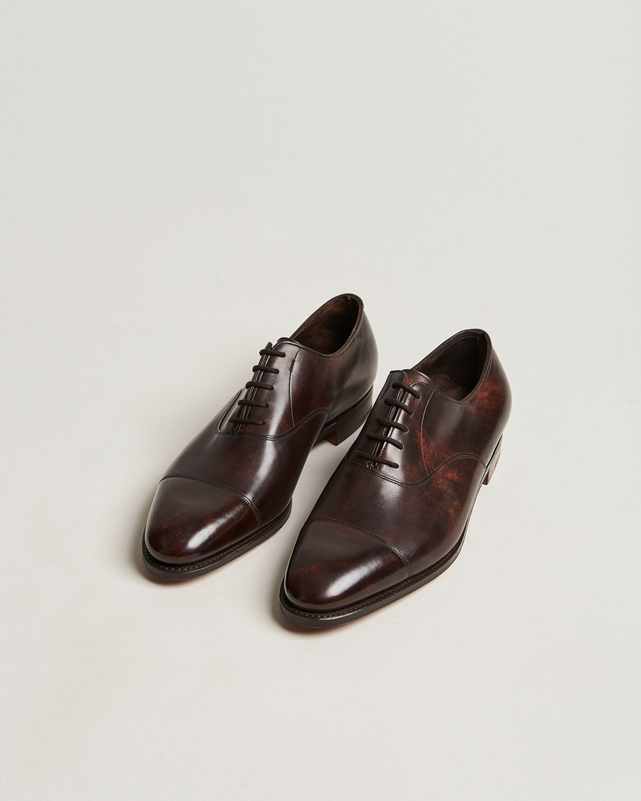 Men | Oxford Shoes | John Lobb | City II Oxford Dark Brown Calf