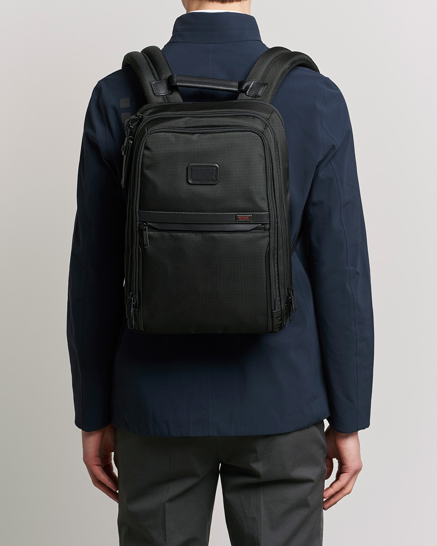 Men | Backpacks | TUMI | Alpha 3 Slim Backpack Black