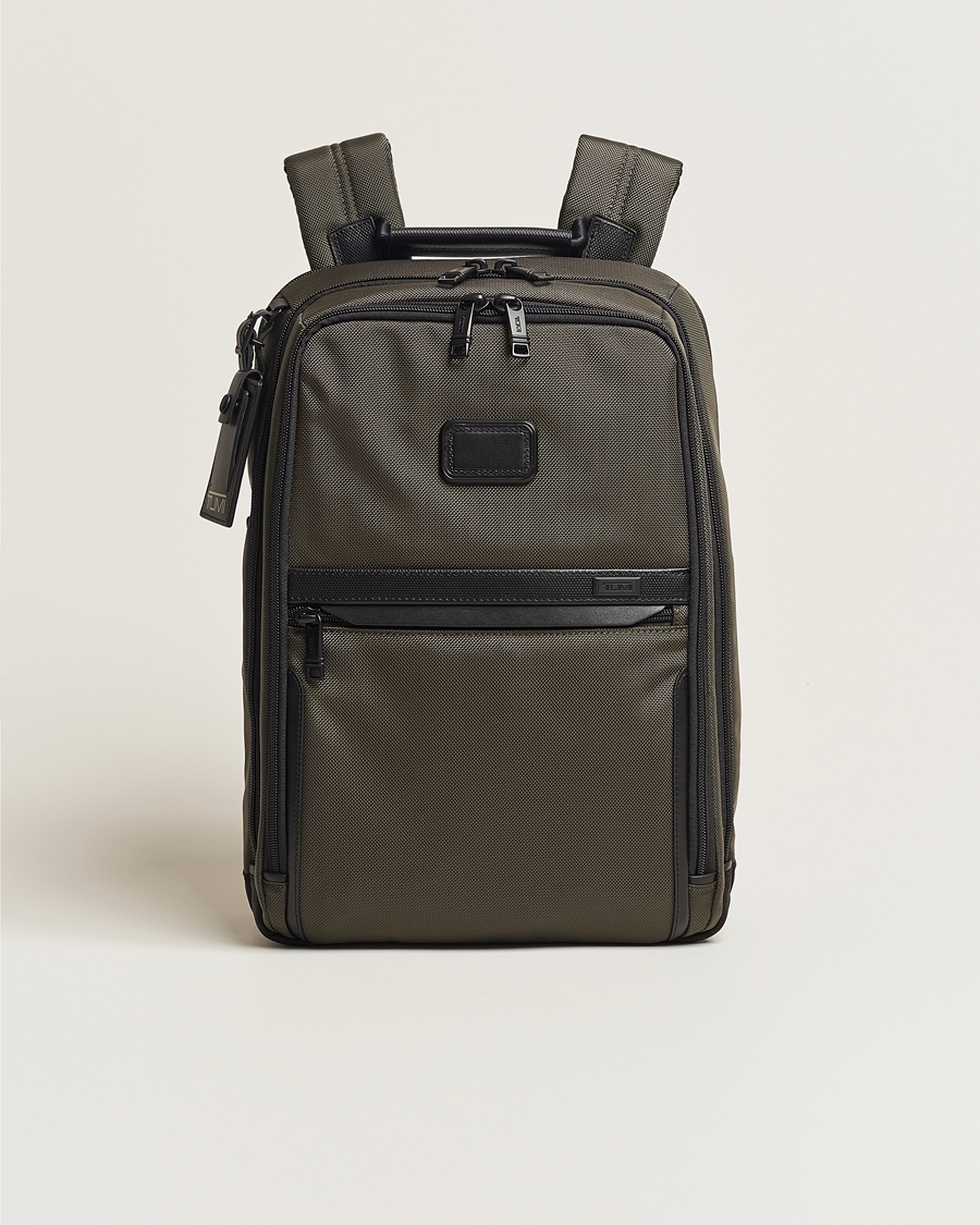 TUMI Alpha 3 Slim Backpack Olive Night at CareOfCarl.com TUMI Alpha 3 Slim Backpack Olive Night at CareOfCarl.com
