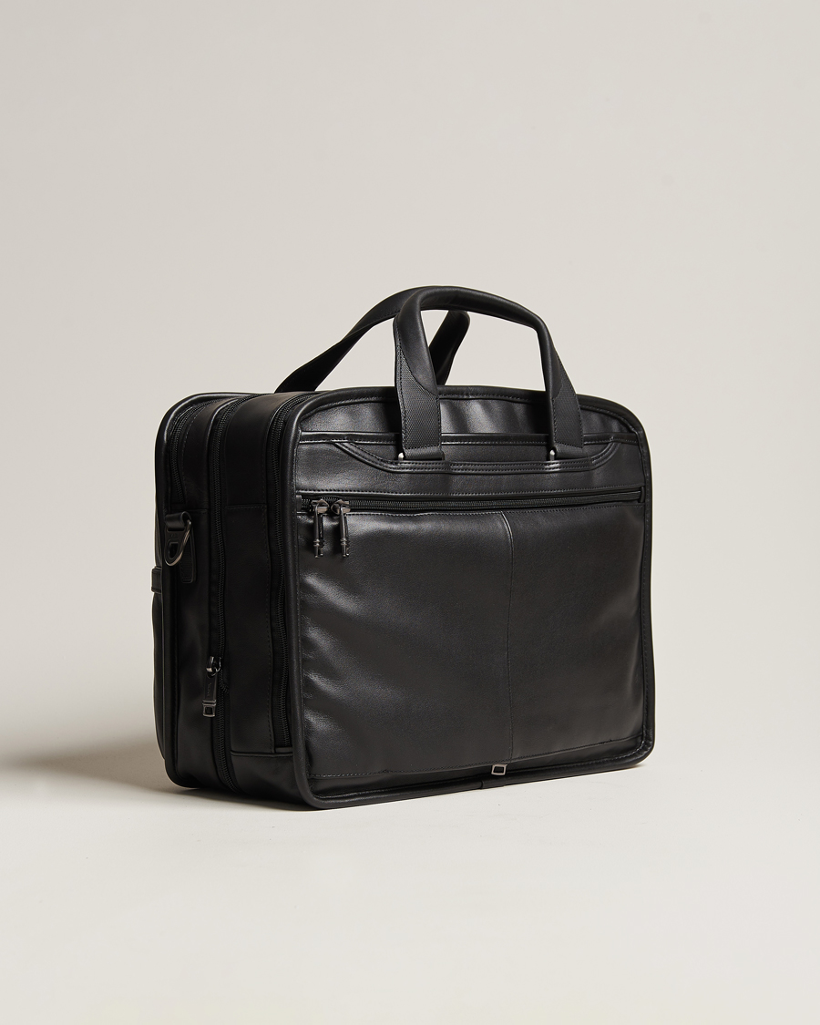 Men | Briefcases | TUMI | Alpha 3 Exp Organizer Laptop Leather Brief Black