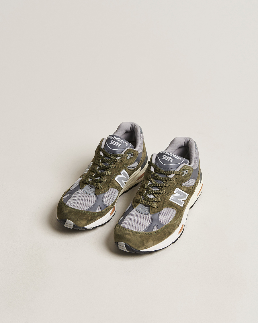 Men | Running Sneakers | New Balance | Made In UK 991 Sneakers Green/Grey