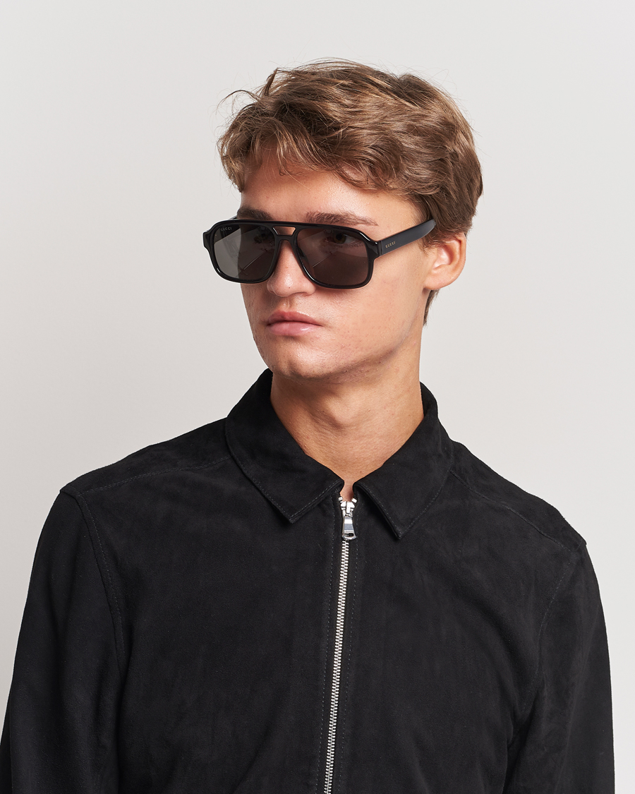 Men |  | Gucci | GG1342S Sunglasses Black Smoke