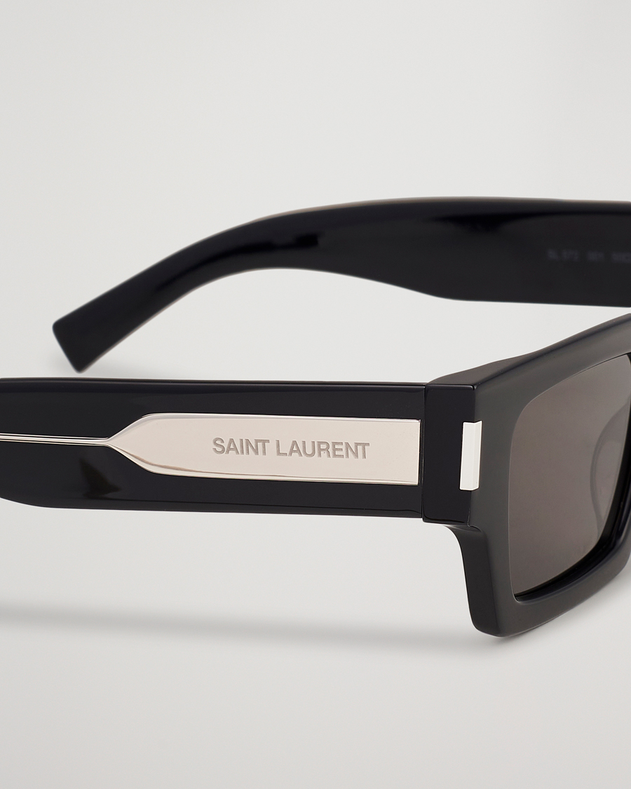 Men | Sunglasses | Saint Laurent | SL 572 Sunglasses Black/Crystal