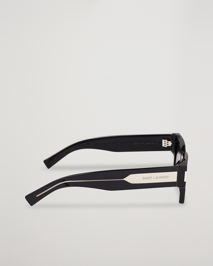 Men | Sunglasses | Saint Laurent | SL 572 Sunglasses Black/Crystal