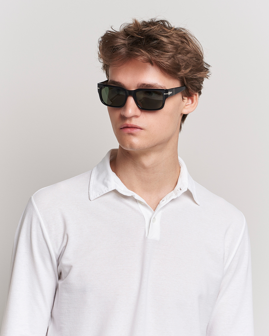 Men | D-frame Sunglasses | Persol | Sartoria Sunglasses Black