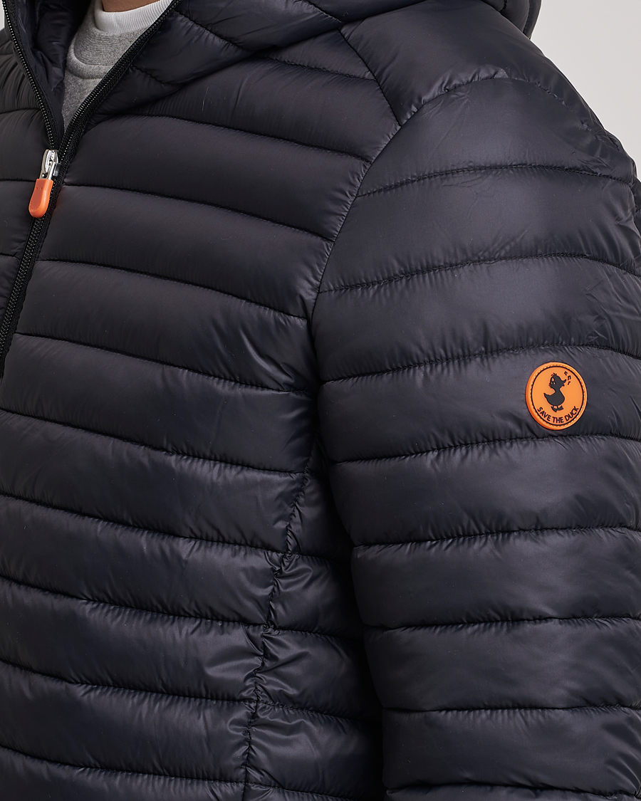 Men | Coats & Jackets | Save The Duck | Duffy Lightweight Padded Hood Jacket Black