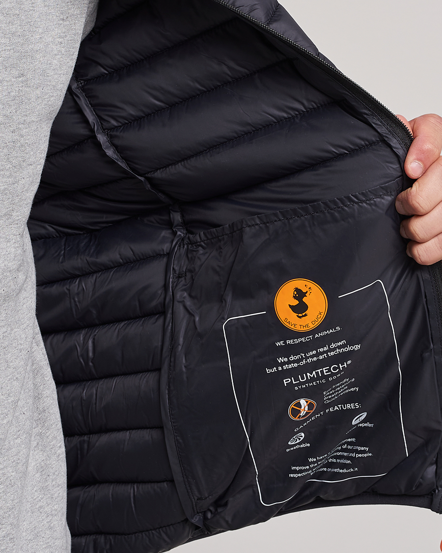 Men | Coats & Jackets | Save The Duck | Duffy Lightweight Padded Hood Jacket Black