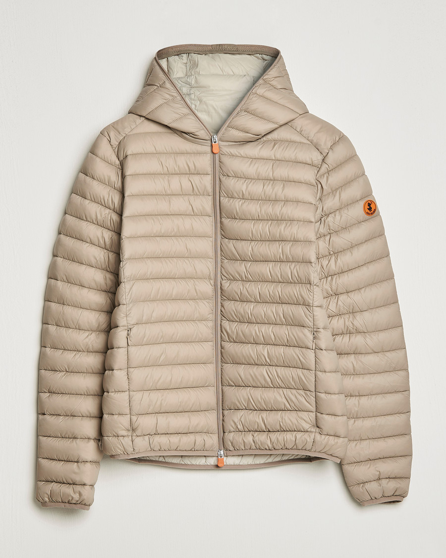 Men | Coats & Jackets | Save The Duck | Duffy Lightweight Padded Hood Jacket Dune Beige