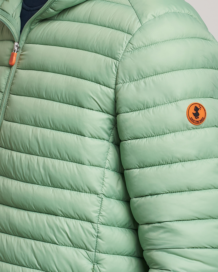 Men | Coats & Jackets | Save The Duck | Duffy Lightweight Padded Hood Jacket Mint Green