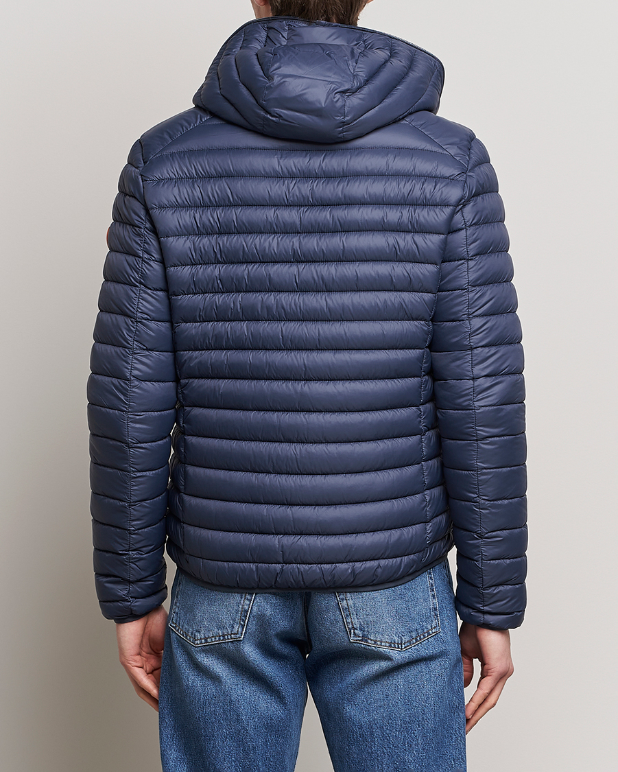 Men | Coats & Jackets | Save The Duck | Duffy Lightweight Padded Hood Jacket Ombre Blue