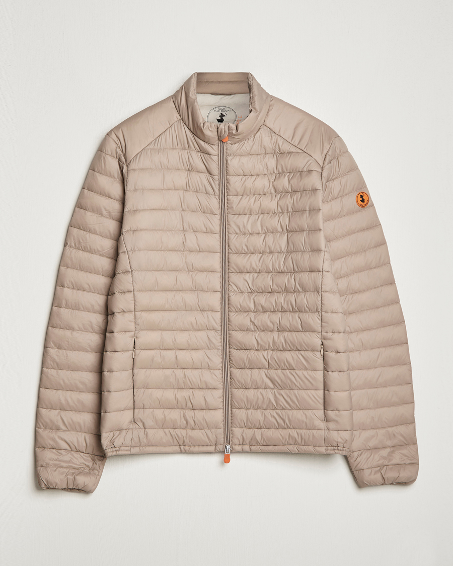 THE DUCK ULTRA LIGHT JACKET ベージュ Save The Duck Alex Lightweight Padded Jacket Dune Beige at