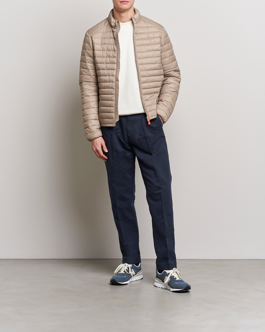 Men | Coats & Jackets | Save The Duck | Alex Lightweight Padded Jacket Dune Beige