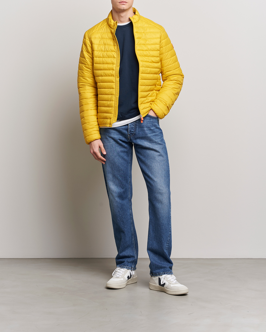 Men | Coats & Jackets | Save The Duck | Alex Lightweight Padded Jacket Curry Yellow