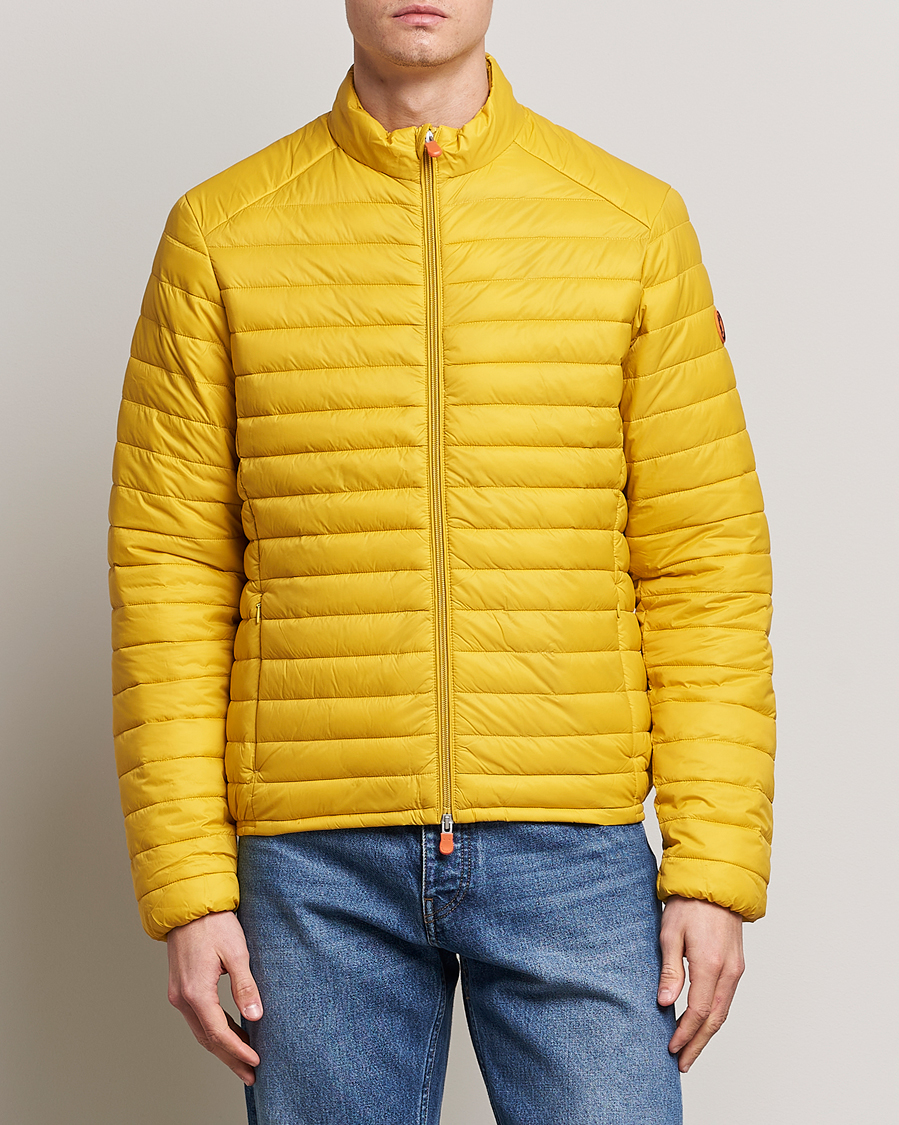 Men | Coats & Jackets | Save The Duck | Alex Lightweight Padded Jacket Curry Yellow