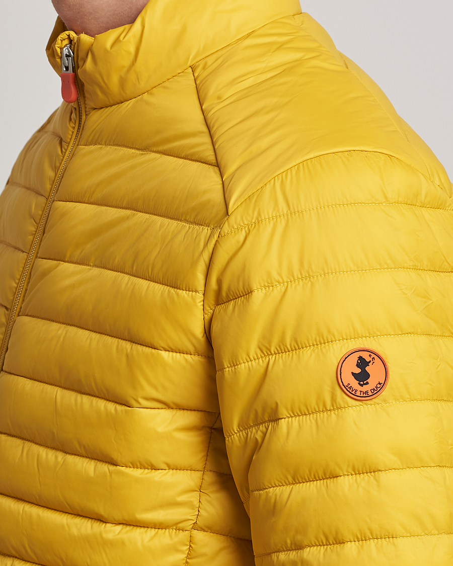 Men | Coats & Jackets | Save The Duck | Alex Lightweight Padded Jacket Curry Yellow