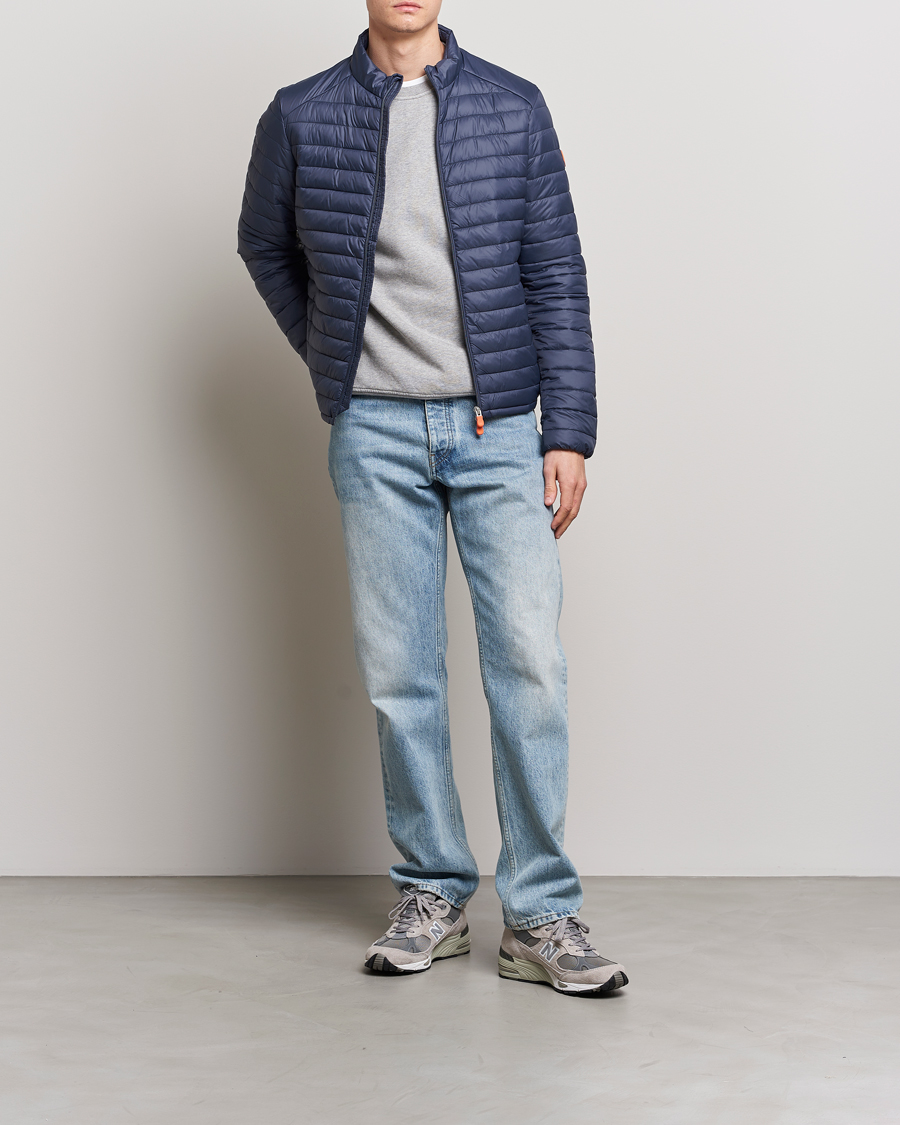 Men | Coats & Jackets | Save The Duck | Alex Lightweight Padded Jacket Ombre Blue