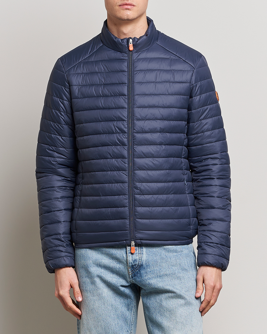 Men | Coats & Jackets | Save The Duck | Alex Lightweight Padded Jacket Ombre Blue