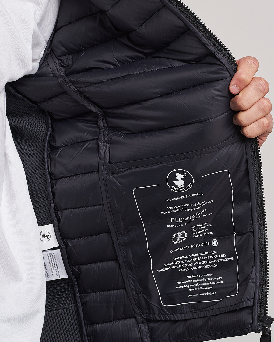 Men | Coats & Jackets | Save The Duck | Murilo Hybrid Hood Jacket Black