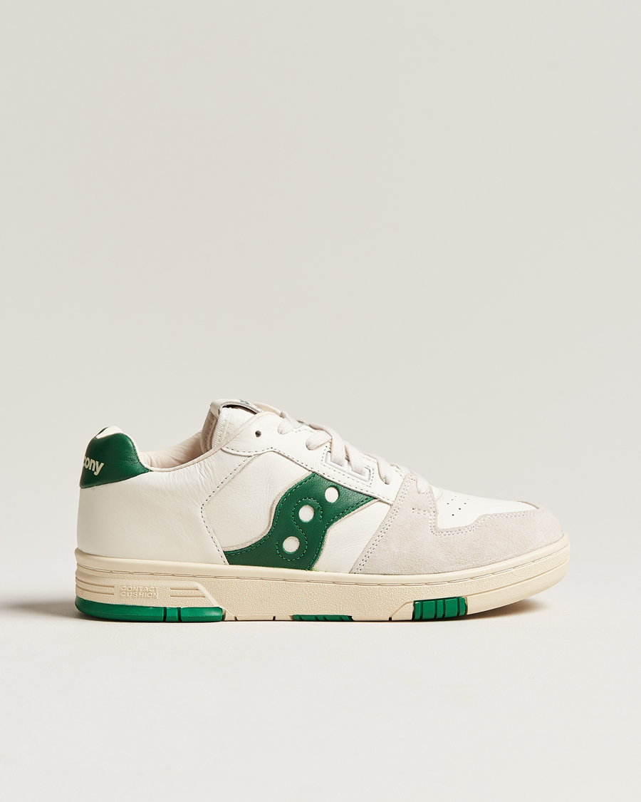 Men | White Sneakers | Saucony | Sonic Vintage Leather Sneaker White