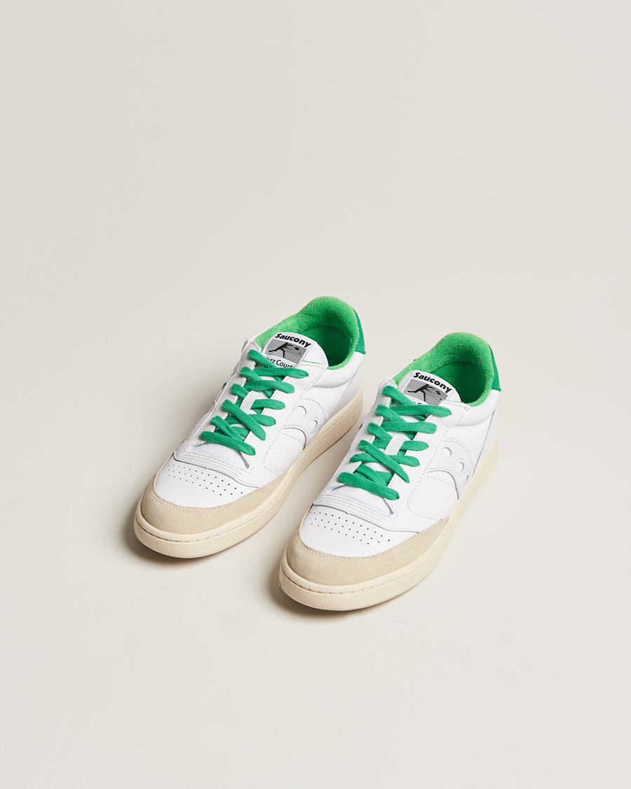 Men | Sneakers | Saucony | Jazz Court Leather Sneaker White/Green