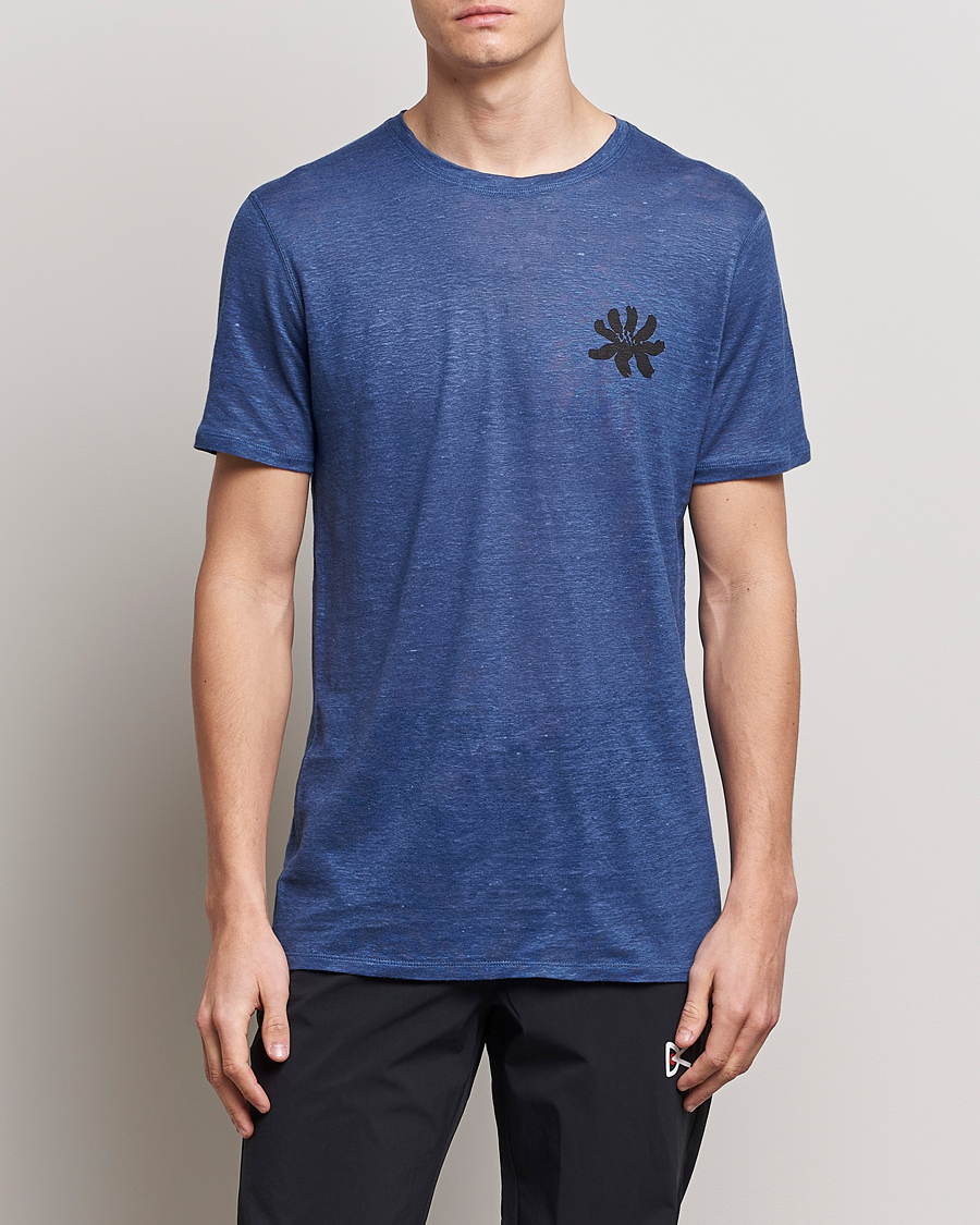 District Vision Suhka Hemp Short Sleeve T-Shirt Ocean Blue at