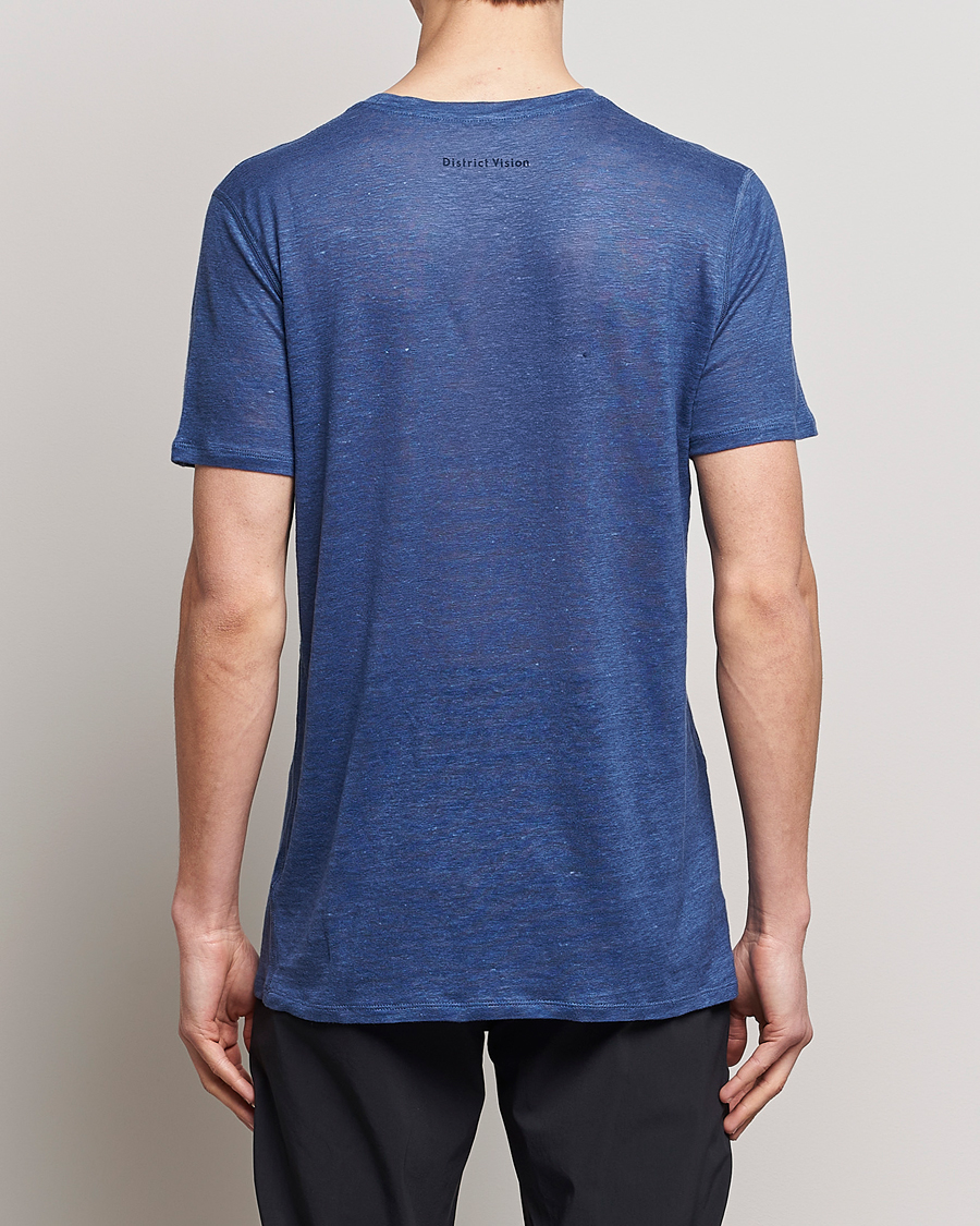 Men | T-Shirts | District Vision | Suhka Hemp Short Sleeve T-Shirt Ocean Blue