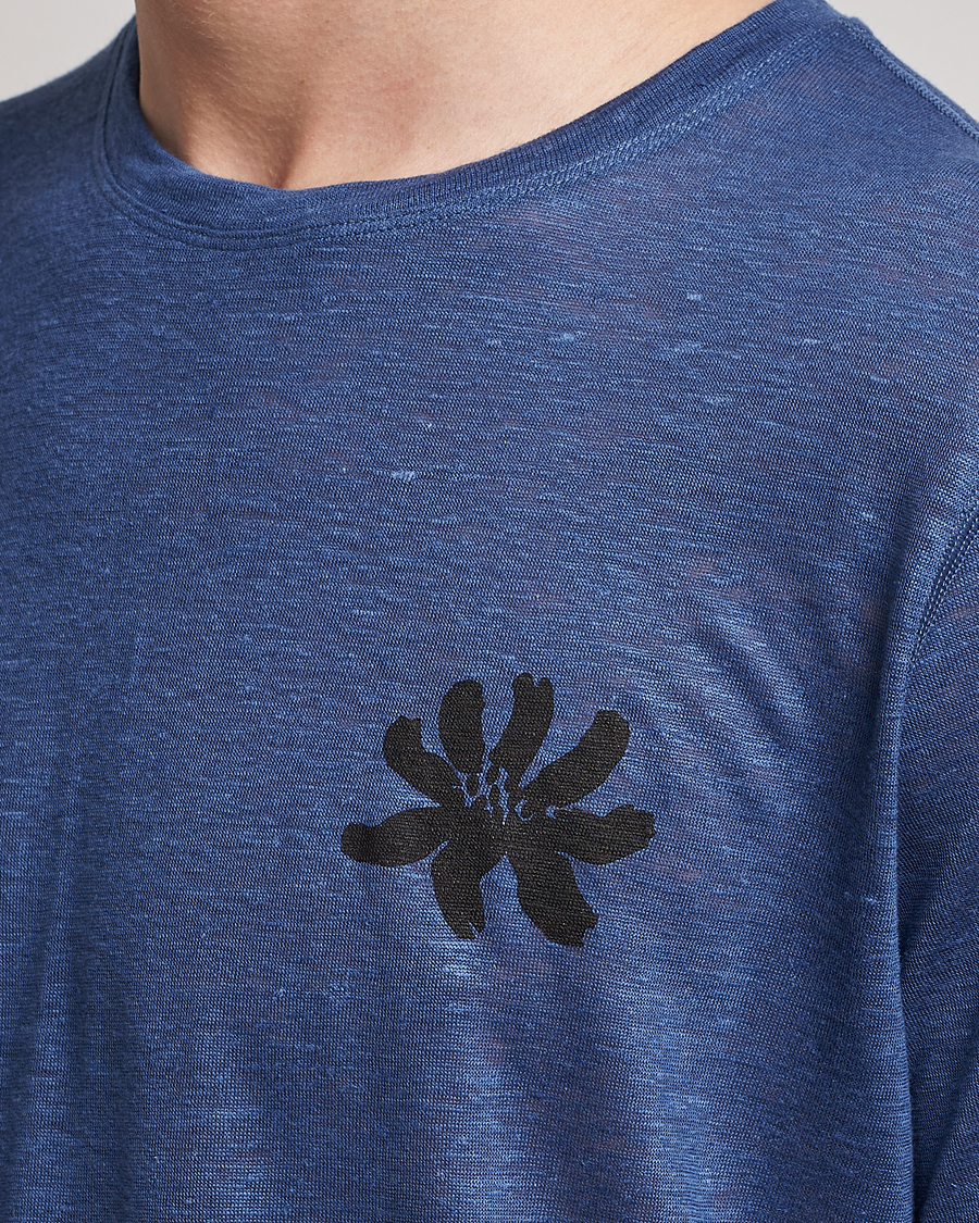 Men | T-Shirts | District Vision | Suhka Hemp Short Sleeve T-Shirt Ocean Blue