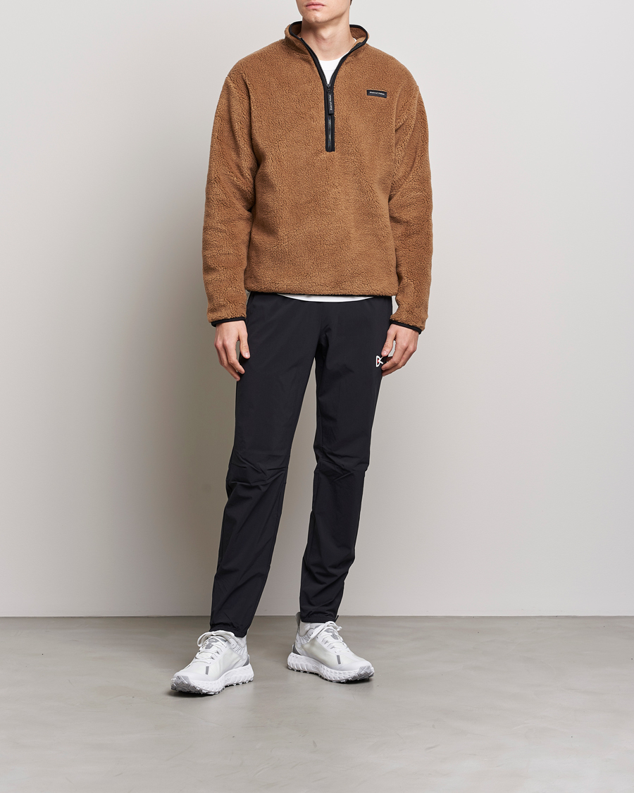 Men | Sweaters & Knitwear | District Vision | Doug Half Zip Fleece Sand