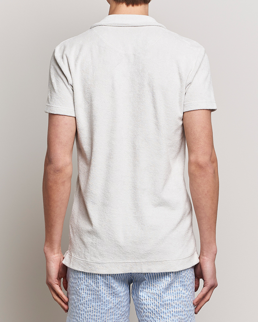 Men | Polo Shirts | Orlebar Brown | Terry Polo Cinder