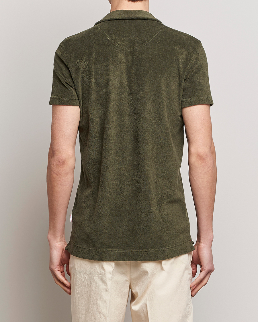 Men | Polo Shirts | Orlebar Brown | Terry Polo Palm