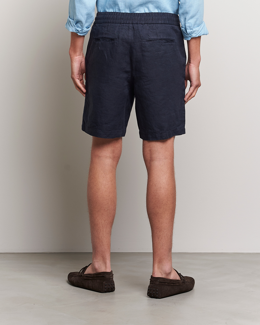 Men | Shorts | Orlebar Brown | Cornell Linen Shorts Night Iris