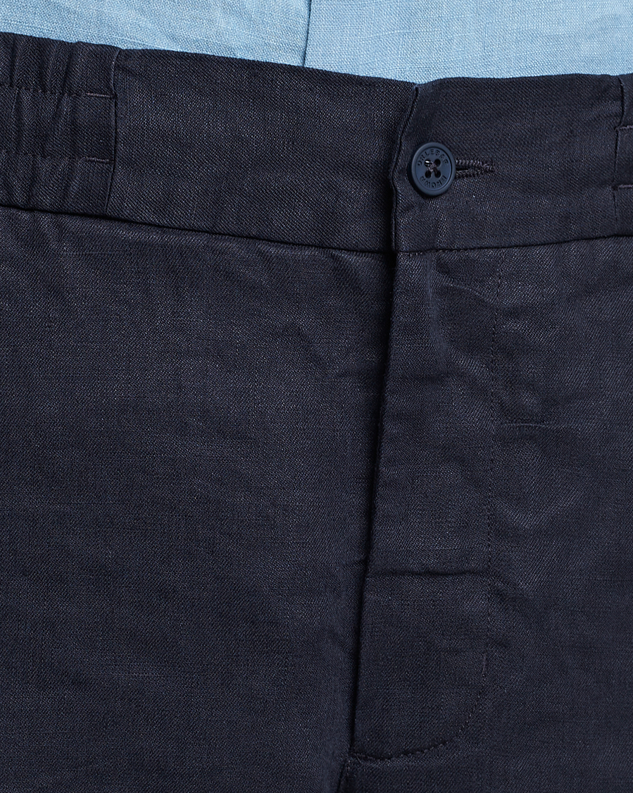 Men | Shorts | Orlebar Brown | Cornell Linen Shorts Night Iris