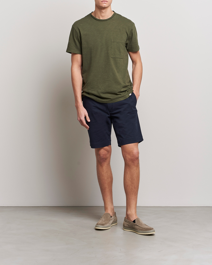 Men | T-Shirts | Orlebar Brown | OB Classic Garment Dyed Cotton T-Shirt Palm