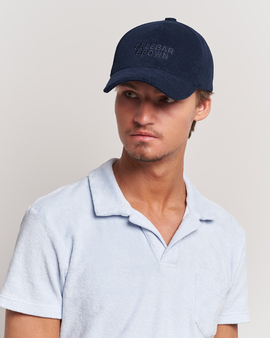 Men | Orlebar Brown Ellwood Terry Cap Night Iris | Orlebar Brown | Ellwood Terry Cap Night Iris