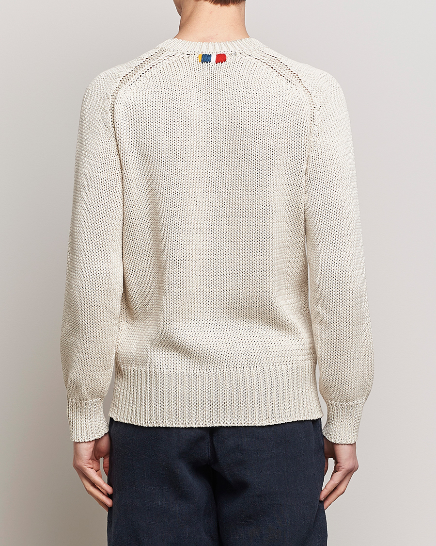 Men | Sweaters & Knitwear | Orlebar Brown | Lippen Organic Cotton Sweatshirt White Sand