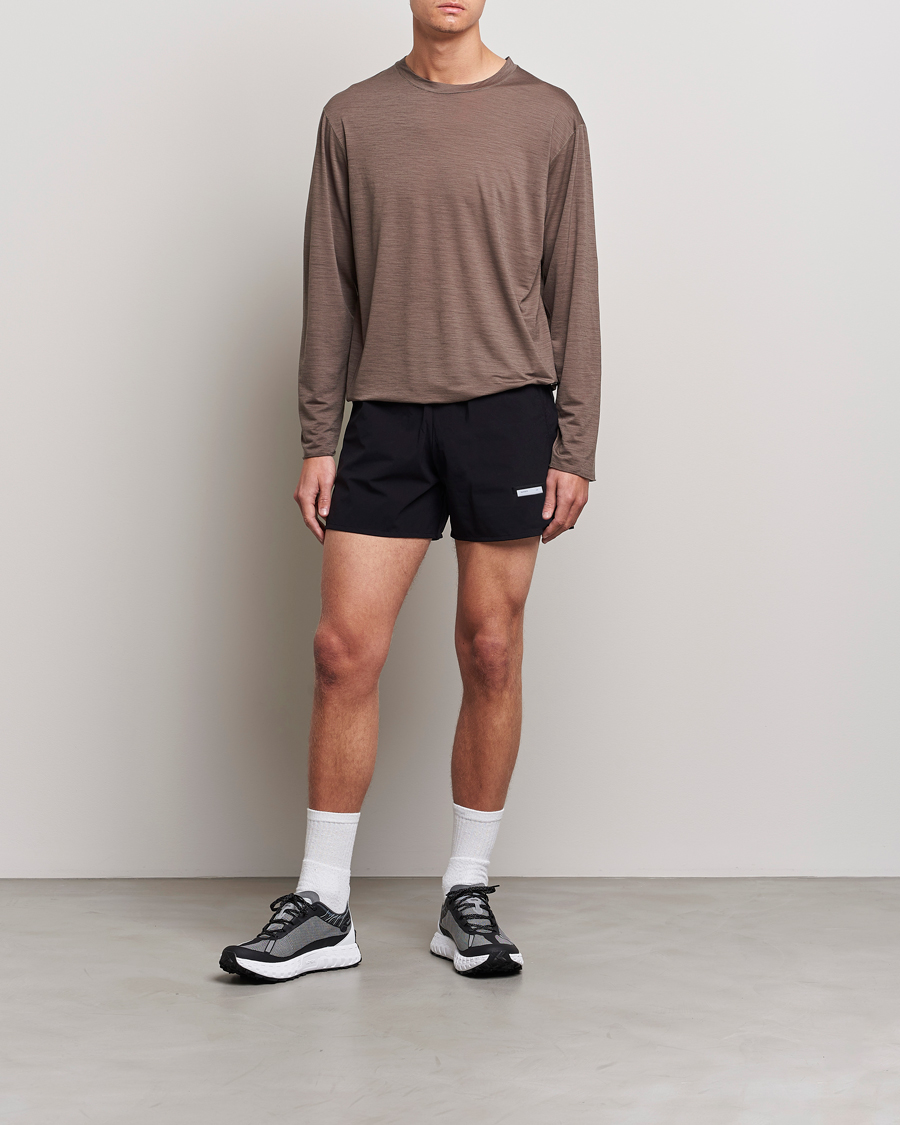 Men | T-Shirts | Satisfy | CloudMerino Long Tee Warm Stone