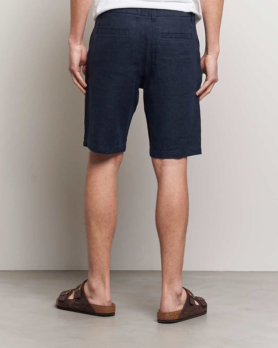 Men | Shorts | NN07 | Crown Linen Shorts Navy