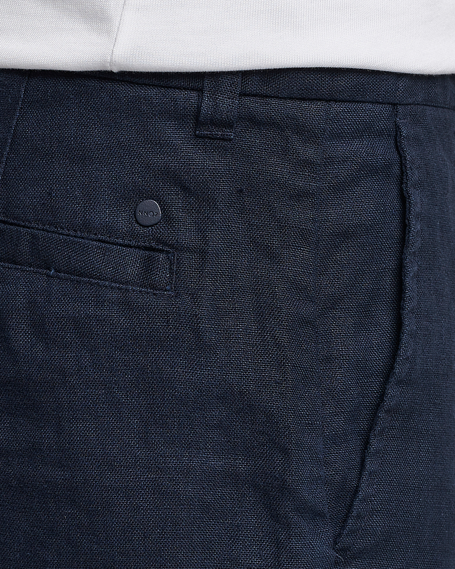 Men | Shorts | NN07 | Crown Linen Shorts Navy