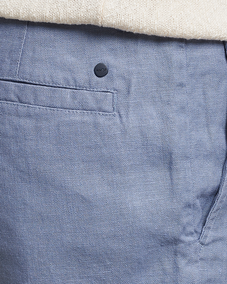 Men | Shorts | NN07 | Crown Linen Shorts Dust Blue