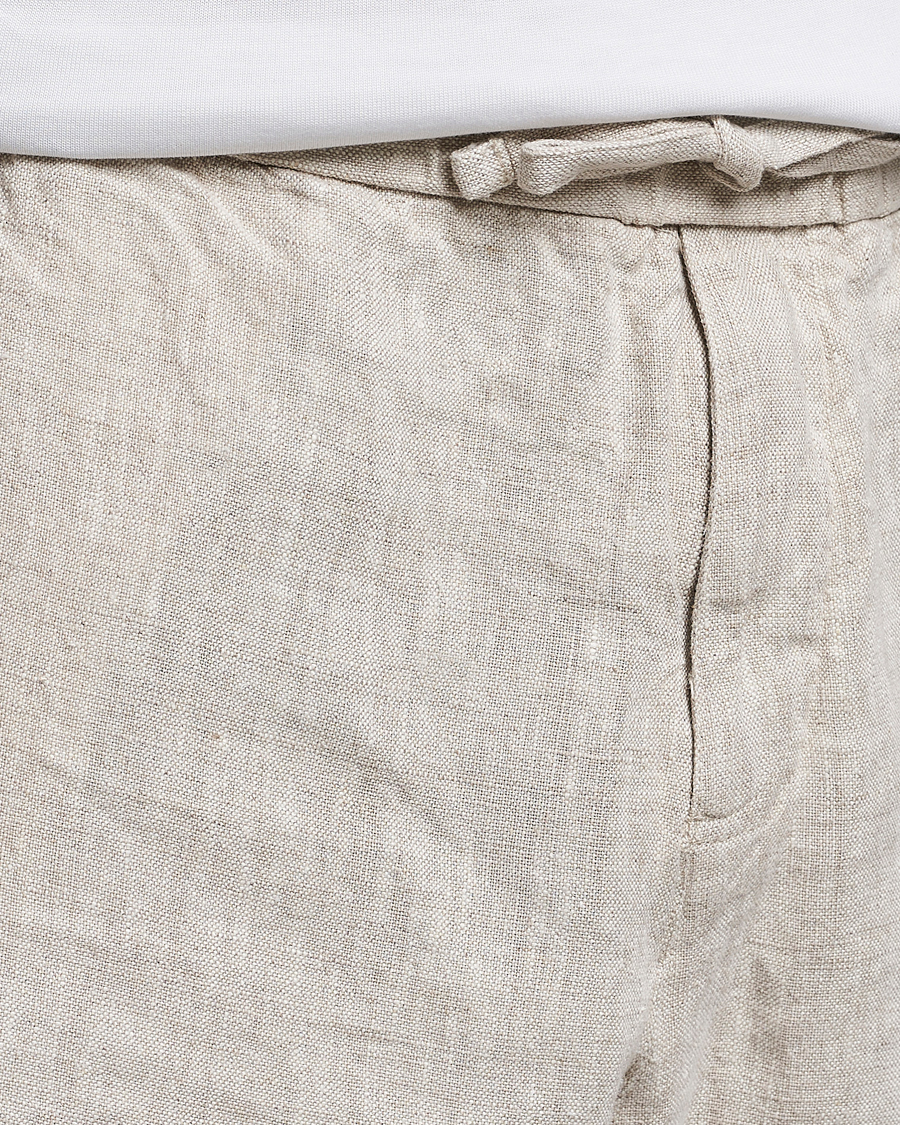 Men | Shorts | NN07 | Keith Drawstring Linen Shorts Oat