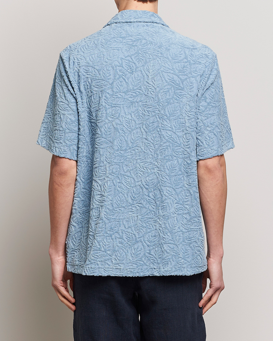 Men | Polo Shirts | NN07 | Julio Structured Terry Polo Ashley Blue