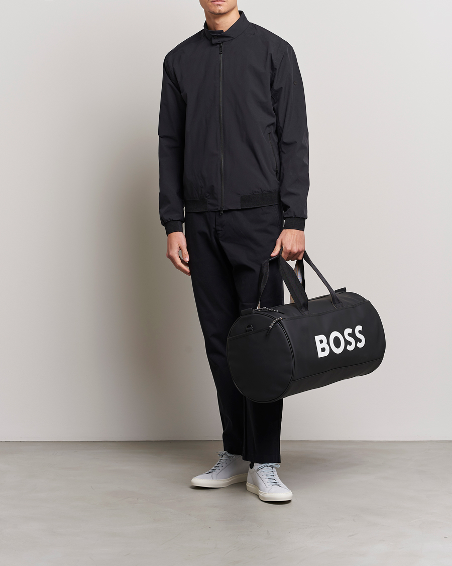 Men | Weekend Bags | BOSS GREEN | Berrettini Holdall Black