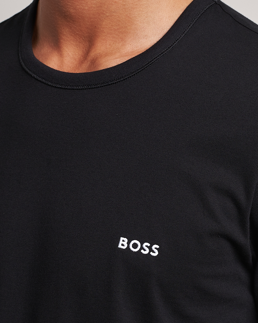 Men | T-Shirts | BOSS BLACK | 3-Pack Crew Neck T-Shirt Navy/Blue/Black